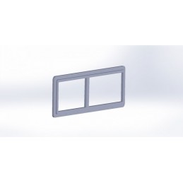 Ventana en puerta corredera de ventana 1: 4